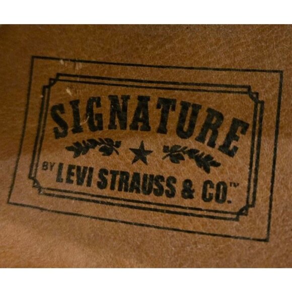 Signature By Levi’s Strauss Size 6 Canvas Slip-ons - Picture 4 of 5